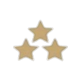 The three stars from the school crest
