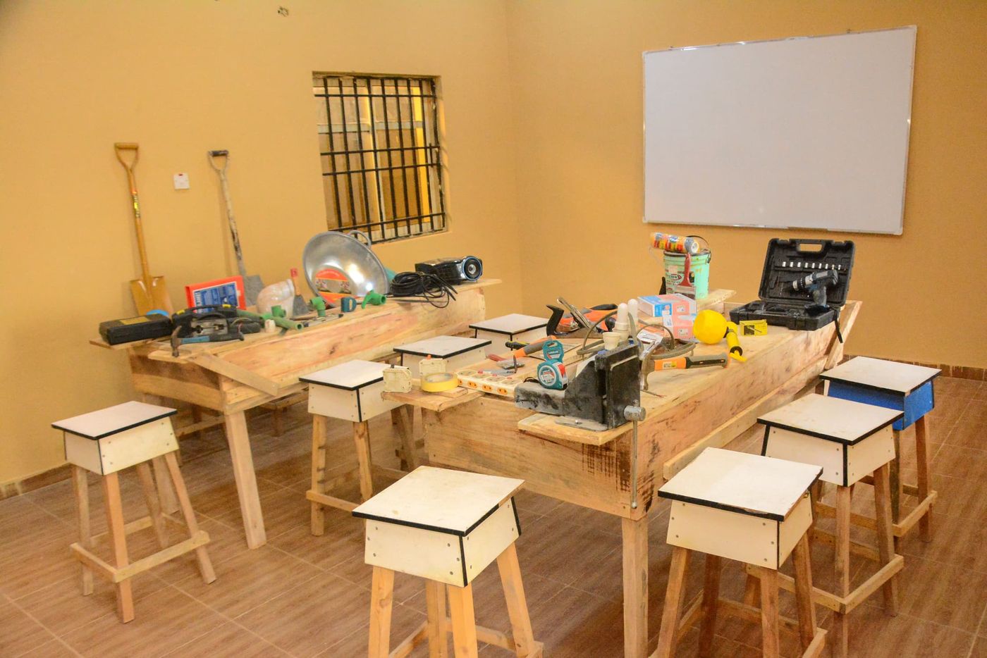 Basic Technology workshop, a second view of tools and equipment